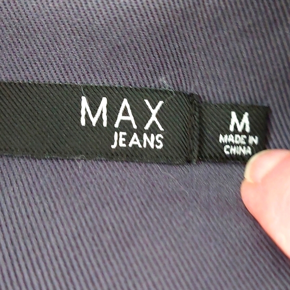 Max Jeans Blue Duster in Size Medium - Picture 3 of 5
